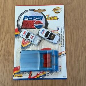 Retro Pepsi Team Golden Wheel Die Cast Car Shooter‎ Set 2 Cars 1990s New Sealed